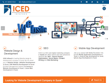 Tablet Screenshot of icedinfotech.com